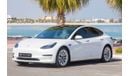 Tesla Model 3 TESLA Model 3 Long Range Auto Pilot  White Interior  GCC 2023 Auto pilot Under Warranty