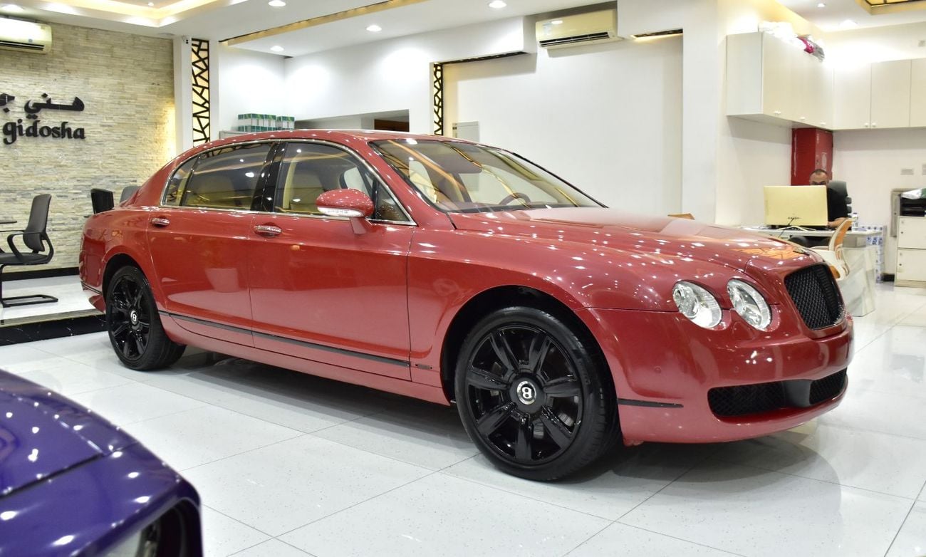 بنتلي فلاينج سبور EXCELLENT DEAL for our Bentley Flying Spur V12 ( 2007 Model ) in Orange Color GCC Specs