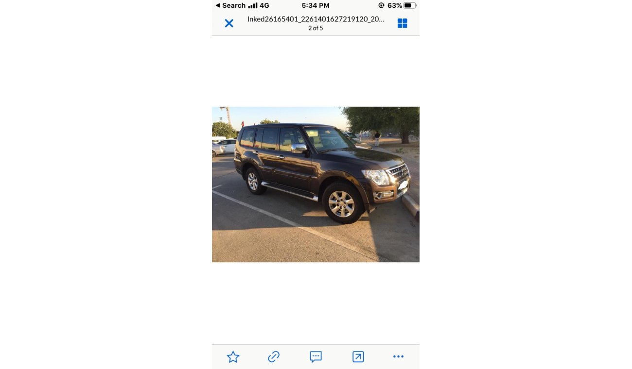 Mitsubishi Pajero Lady driven Pajero 2017 Mid Option Only serious buyers please.