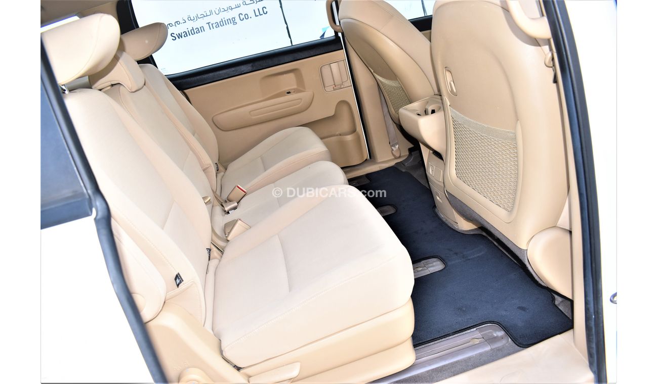 Kia Carnival AED 1439 PM | GRAND 3.3L LX V6 GCC DEALER WARRANTY