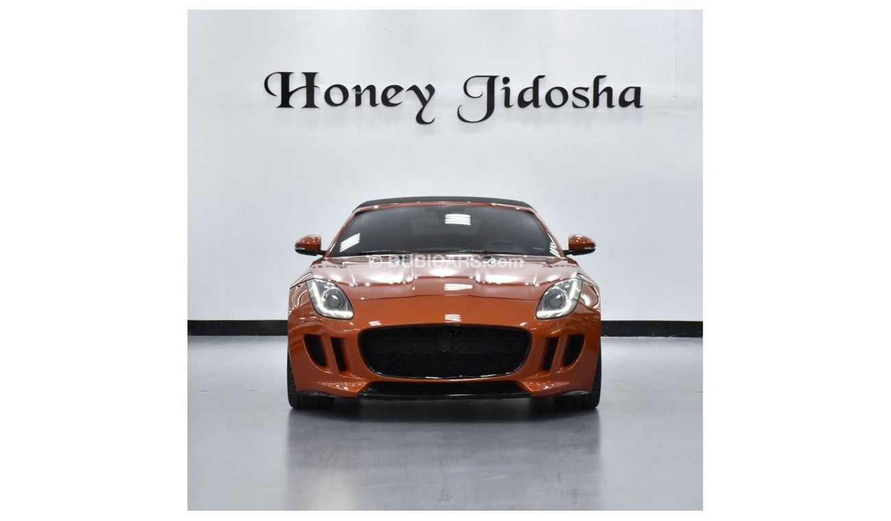 Jaguar F Type EXCELLENT DEAL for our Jaguar F-Type S V8 ( 2014 Model ) in Orange Color GCC Specs