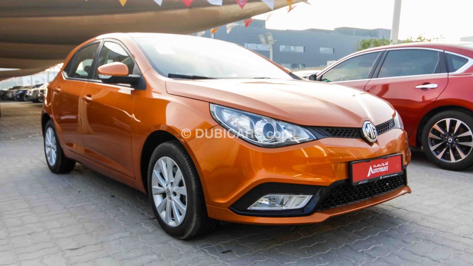 MG MG5 Turbo for sale: AED 33,900. Orange, 2016