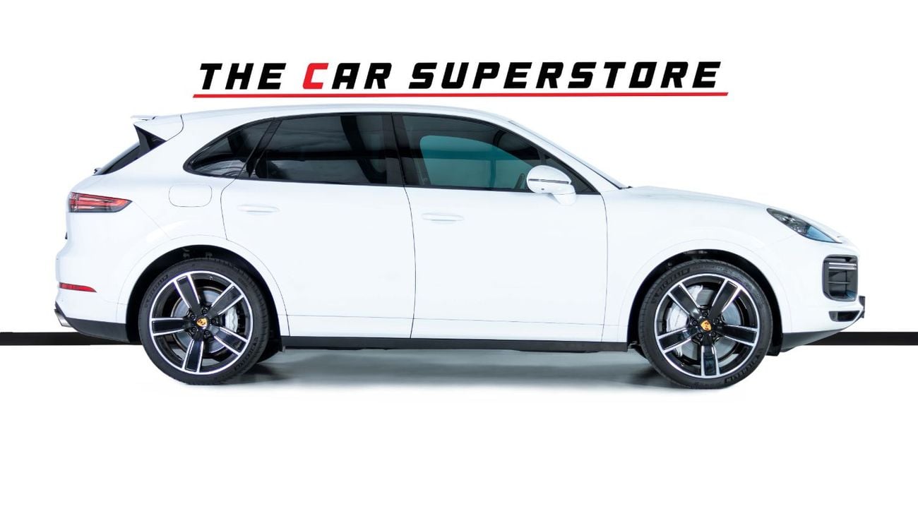 Porsche Cayenne Turbo 4.0L (550 HP) Special Order-Al Nabooda Warranty Until 10/2026-22 Inch Forged Rims