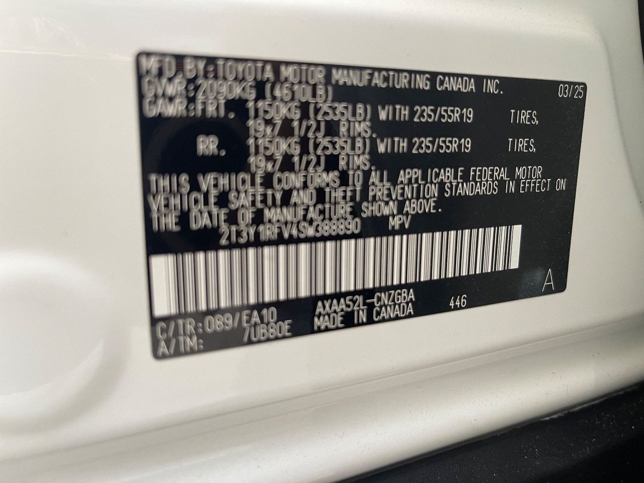 Toyota RAV4 Limited Full Option