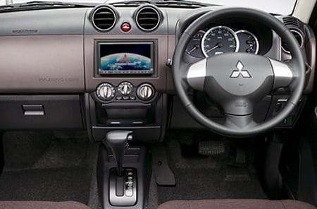 Mitsubishi Pajero Mini interior - Cockpit