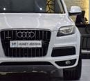 Audi Q7 EXCELLENT DEAL for our Audi Q7 S-Line 40TFSi Quattro ( 2015 Model ) in White Color GCC Specs