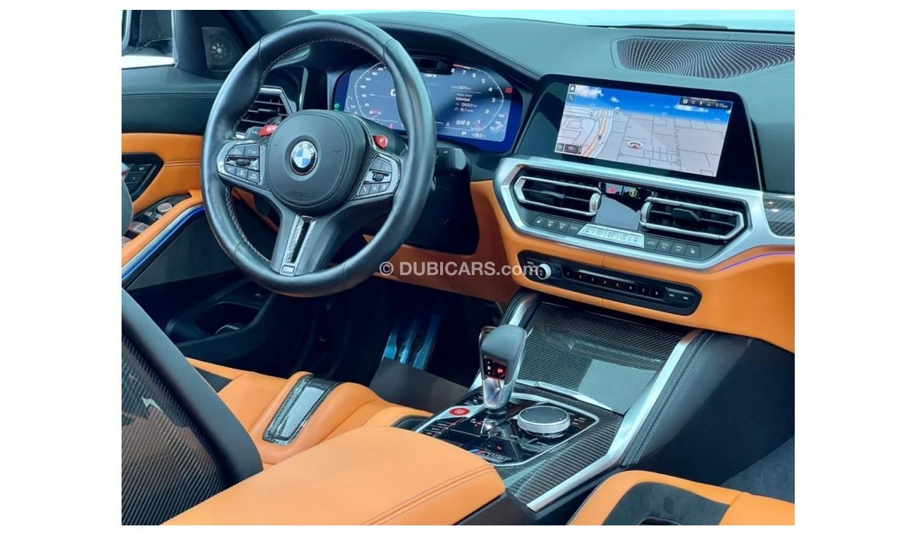 بي أم دبليو M3 2021 BMW M3 COMPETITION, (Special Color), Full Carbon Fiber, 2026 BMW Warranty-Service Contract, GCC