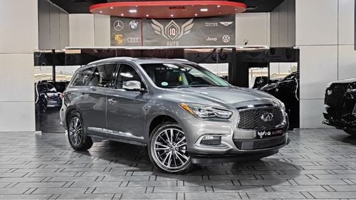 إنفينيتي QX60 AED 1,500 P.M | 2016 INFINITI QX60 LUXURY 3.5L | 7 SEATS | PANORAMIC VIEW | FULLY LOADED | GCC