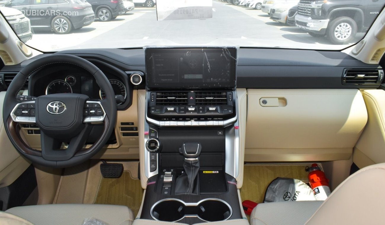Toyota Land Cruiser 3.5L GXR TwinTurbo, LEATHER SEAT, JBL SOUNDSYSTEM, PUSH START, MODEL 2023 FOR EXPORT AND UAE