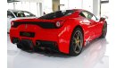 Ferrari 458 Speciale 4.5L V8 2014 - with Service Contract / Low Mileage (( Mint Condition! ))