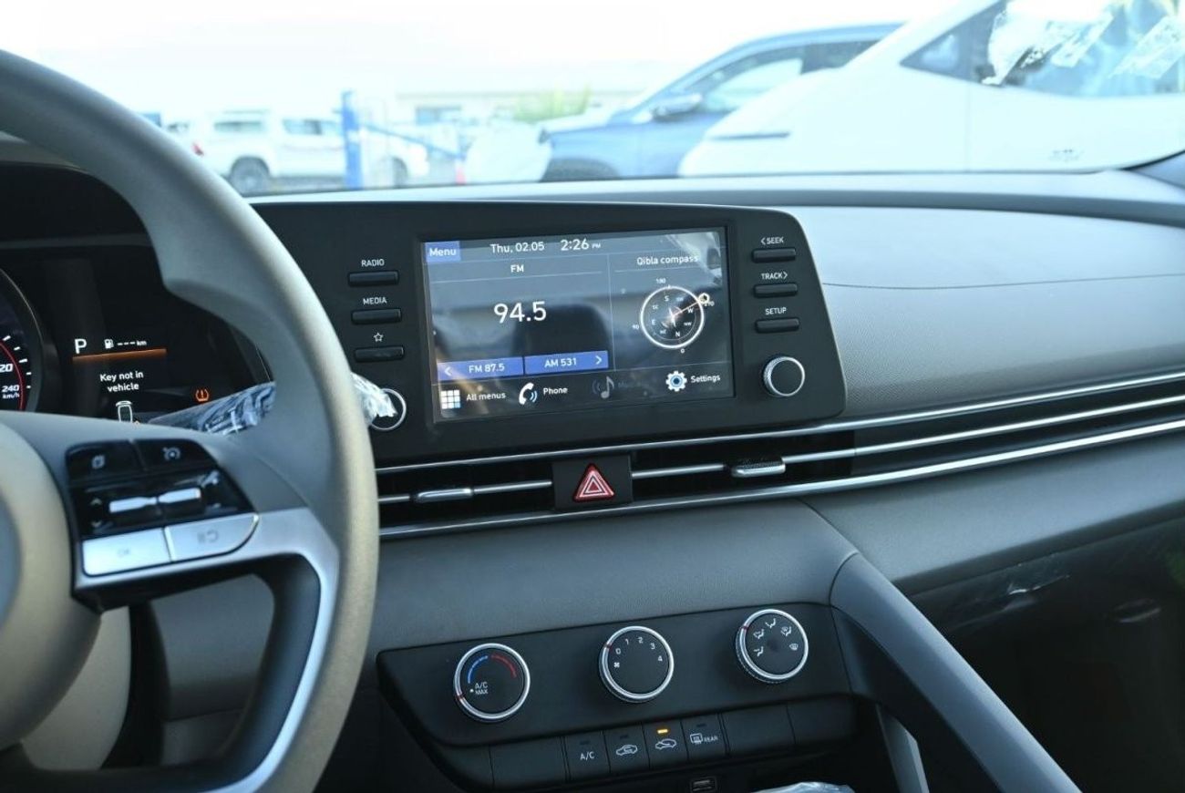 هيونداي إلانترا Hyundai Elantra 1.6L Petrol, Model 2023, Color Red