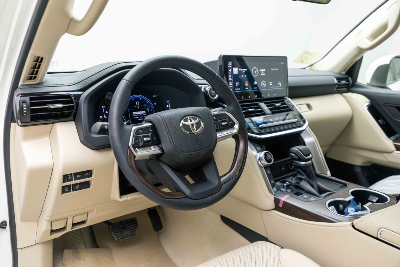 Toyota Land Cruiser GXR 4.0L - White Pearl Inside Beige | Export Only