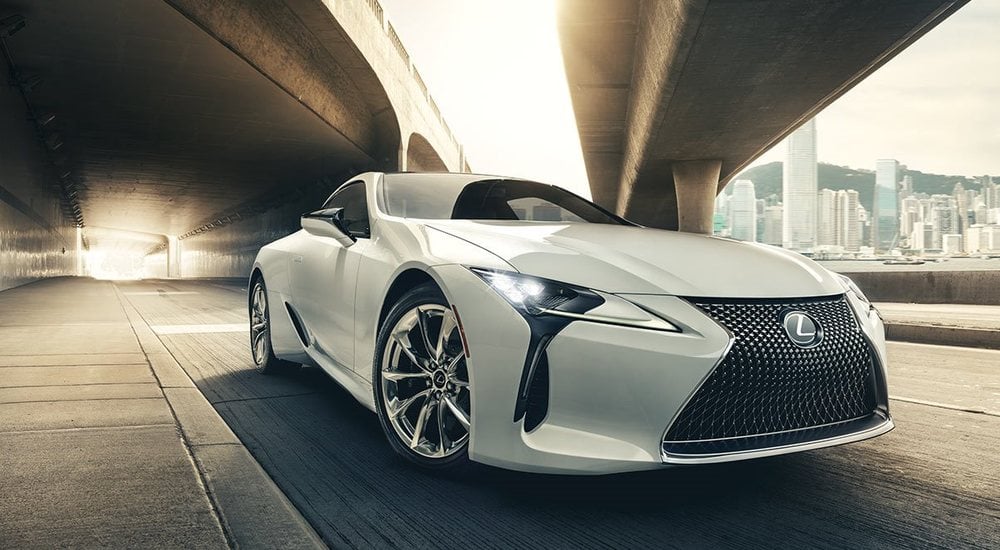 Lexus LC500 exterior - Front Right Angled