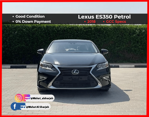 Lexus ES350 Prestige Eid offer from the Wahst Al Sharjah Lexus ES350 2018