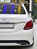 Mercedes-Benz C 200 EXCELLENT DEAL for our Mercedes Benz C200 ( 2017 Model ) in White Color GCC Specs