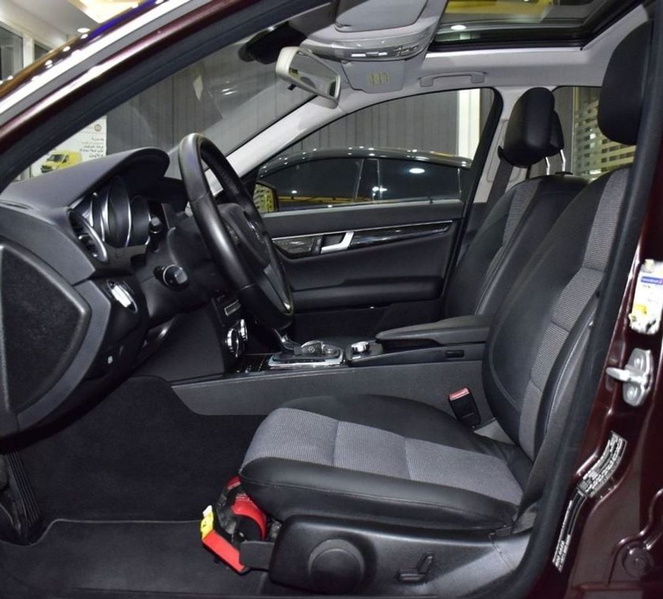 Mercedes-Benz C 200 EXCELLENT DEAL for our Mercedes Benz C200 ( 2012 Model ) in Burgundy Color GCC Specs