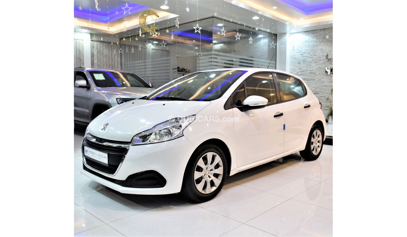 Peugeot 208 LOW MILEAGE! EXCELLENT DEAL for our Peugeot 208 2016 Model in White Color GCC Specs