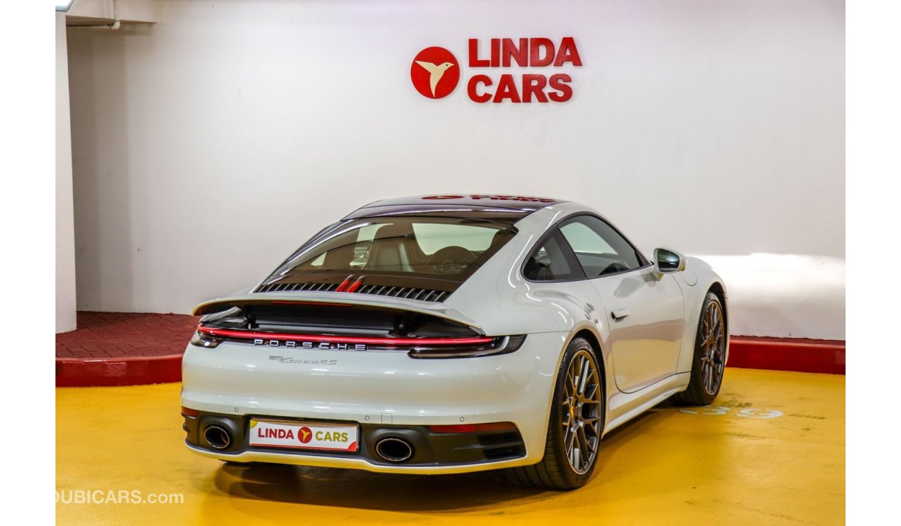 Porsche 911 4S Carrera 4S 2020 GCC under Agency Warranty with Flexible Down-Payment.