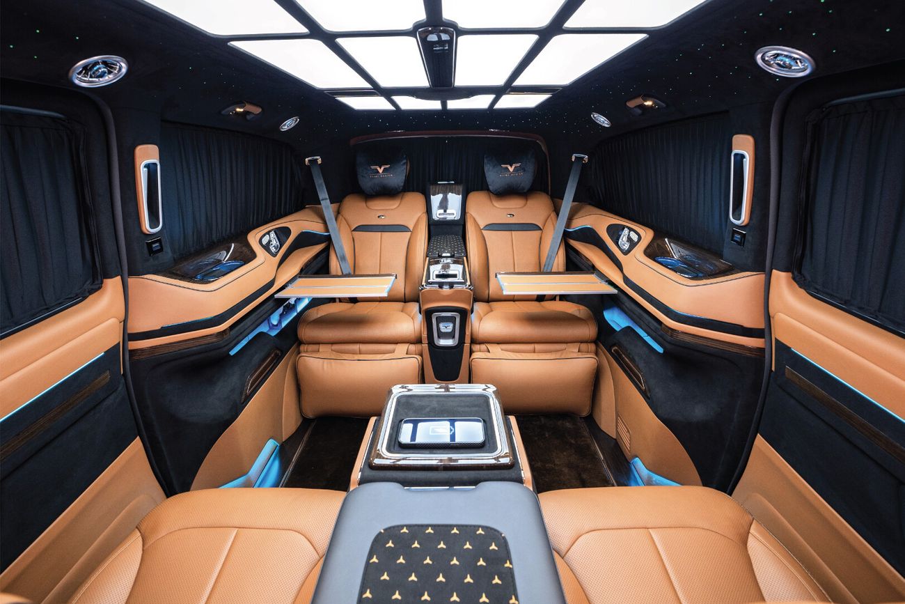 Mercedes-Benz V 250 2024 VVIP MERCEDES GCC V250 with VB Air Suspension and Extra AC- 2 Years Warranty by VLINE Design