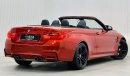 BMW M4 Std 2015 BMW M4 Convertible, December 2024 BMW Service Package, Low Kms, GCC