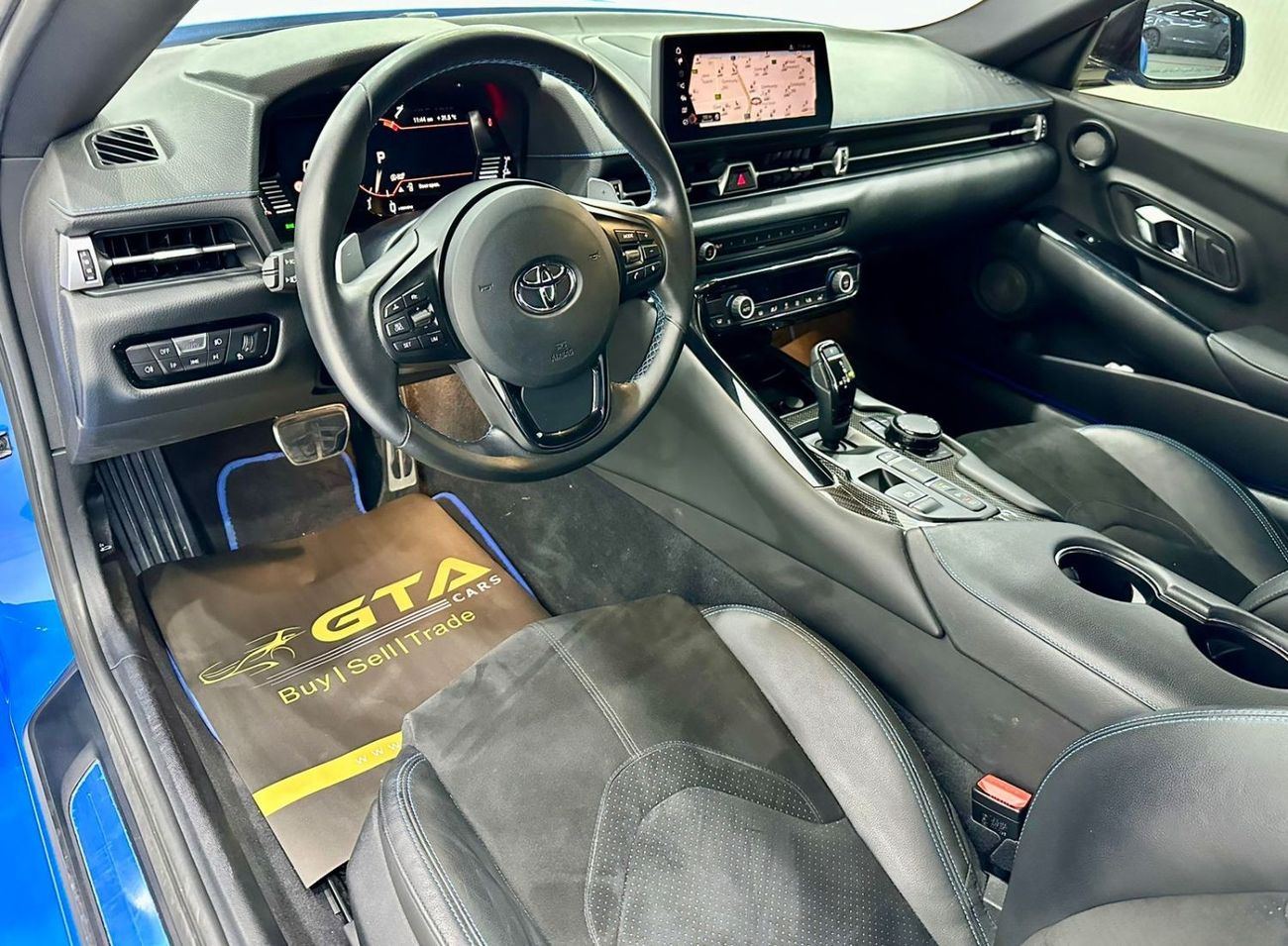 Toyota Supra GR Blue Edition 2021 Toyota Supra GR A91 Blue Edition, NOV 2026 Al Futtaim Warranty, Full Service Hi