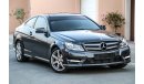 Mercedes-Benz C 250 Coupe 2014 GCC under 2 Years Warranty with Zero Down-Payment.