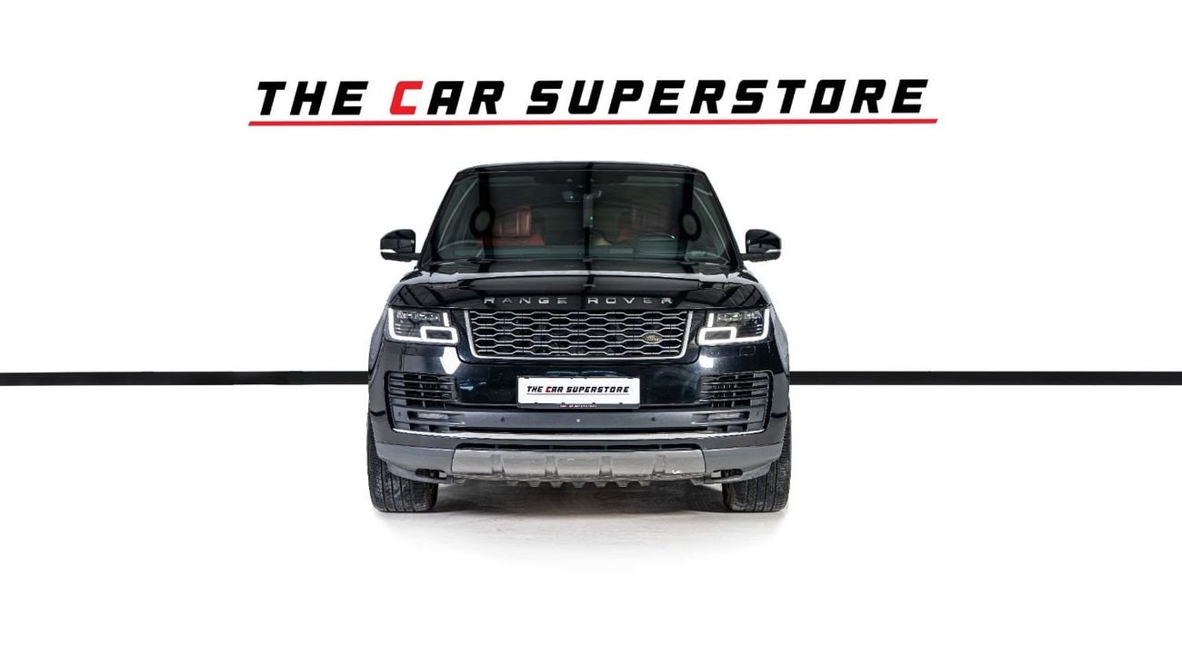 Land Rover Range Rover Supercharged 5.0L GCC-High Specifications-Premium Red Leather Interior