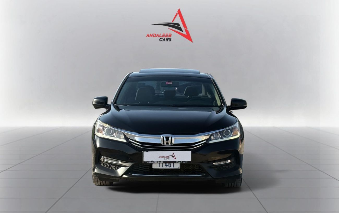 Honda Accord 2.4L I4 A/T | 2017 | GCC SPECS | All Original Paint | AED 990 per month