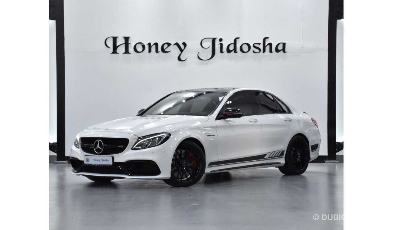 مرسيدس بنز C 63 AMG EXCELLENT DEAL for our Mercedes Benz C63 S AMG ( 2016 Model ) in White Color GCC Specs