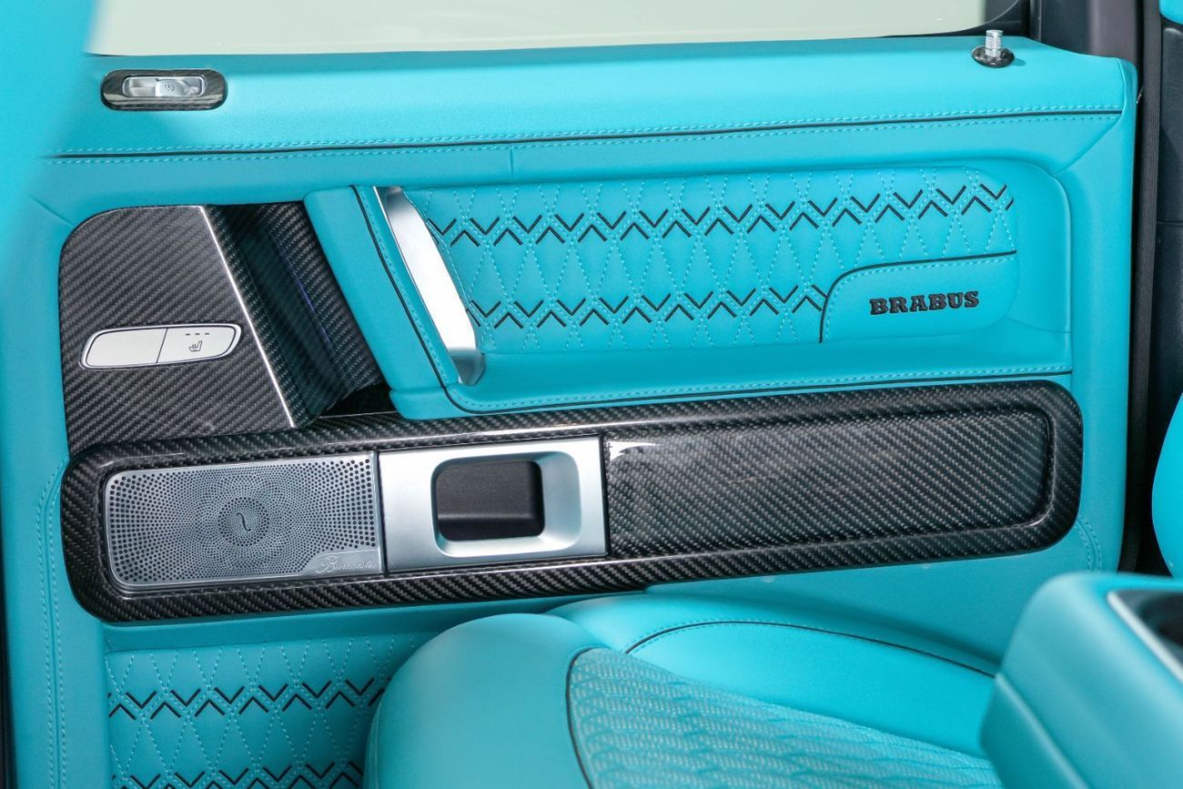 Mercedes-Benz G 63 AMG Std 4.0L Brabus 900 Rocket Kit-Dual Exterior Paint-Tiffany Blue-Full Carbon Fiber kit