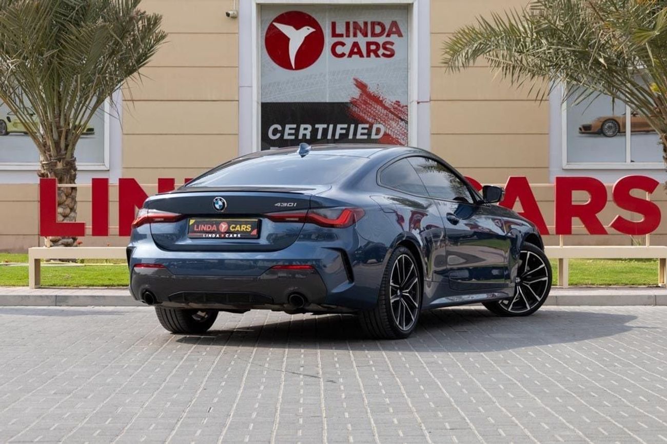 BMW 430i M Sport 2.0L BMW 430i M-Sport 2022 GCC under Agency Warranty and Service Contract with Flexible Down