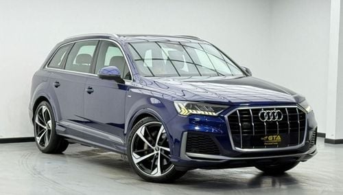أودي Q7 55 TFSI S-LINE LUXURY 55 TFSI quattro S-Line 3.0L 2021 Audi Q7 55 TFSI S-Line, 2026 Audi Warranty, 2