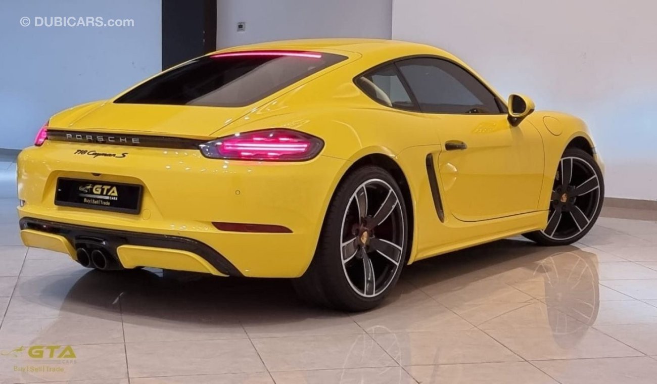 Porsche Cayman S 2017 Porsche Cayman S, Full Service History, GCC