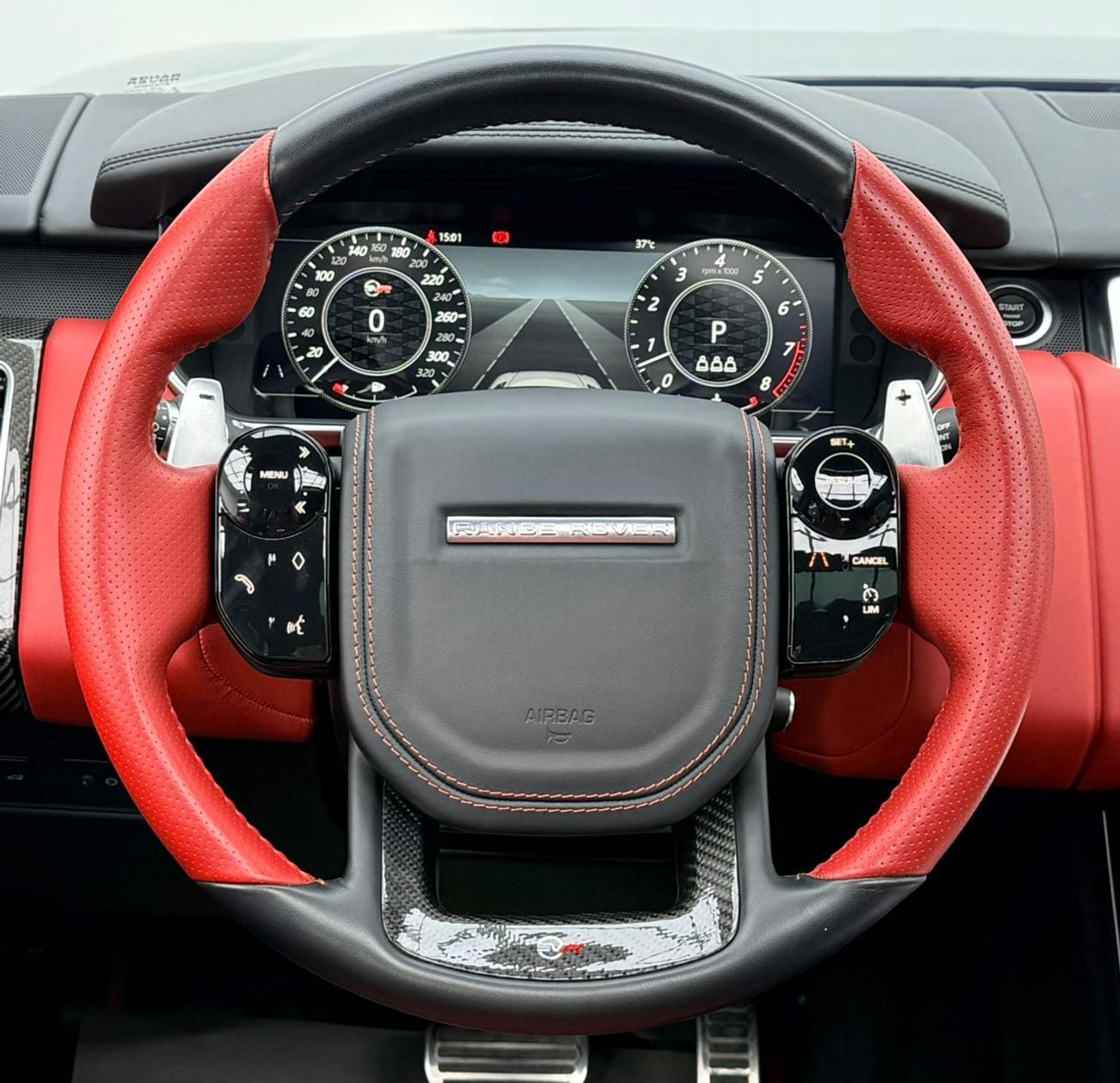 Land Rover Range Rover Sport 2022 Range Rover Sport SVR Carbon Edition, Warranty, Full Service History, Very Low Km, GCC Standard