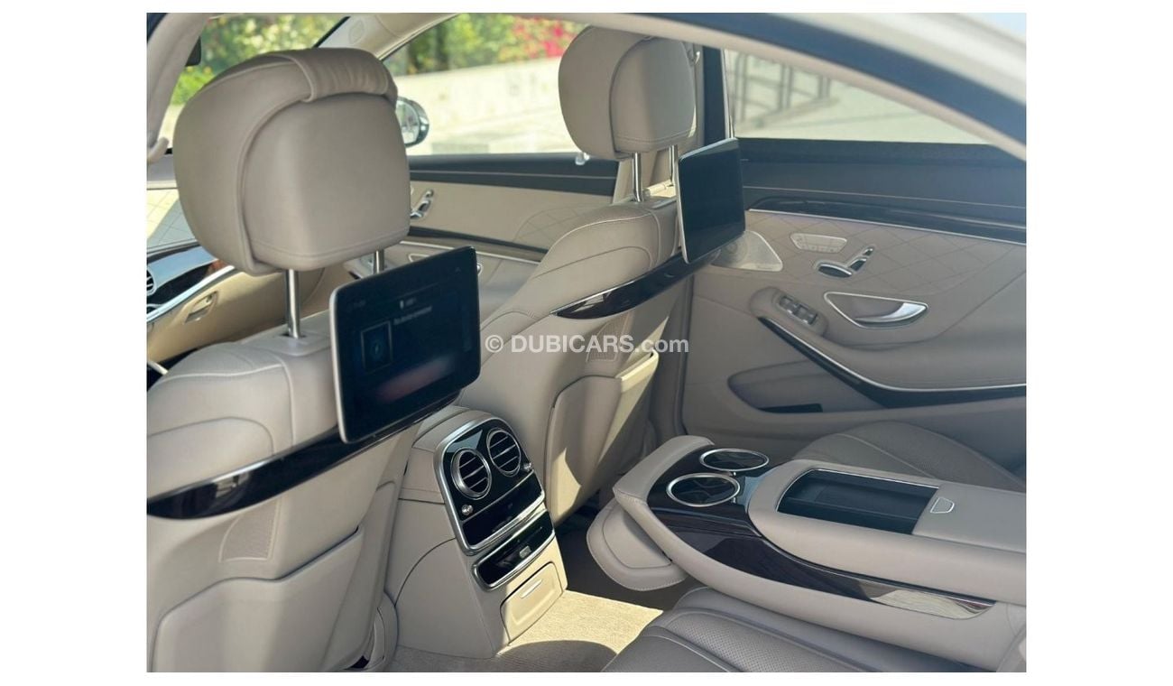 مرسيدس بنز S 560 مرسيدس اس 560 خليجي كامل المواصفات 8 سلندر تحت الضمان 4 ازرار بدون حوادث بدون صبغ ابدا