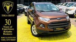 Ford EcoSport TITANIUM / GCC / 2017 / DEALER WARRANTY UNTIL 100,000 KMS / FULL OPTION / 599 DHS MONTHLY