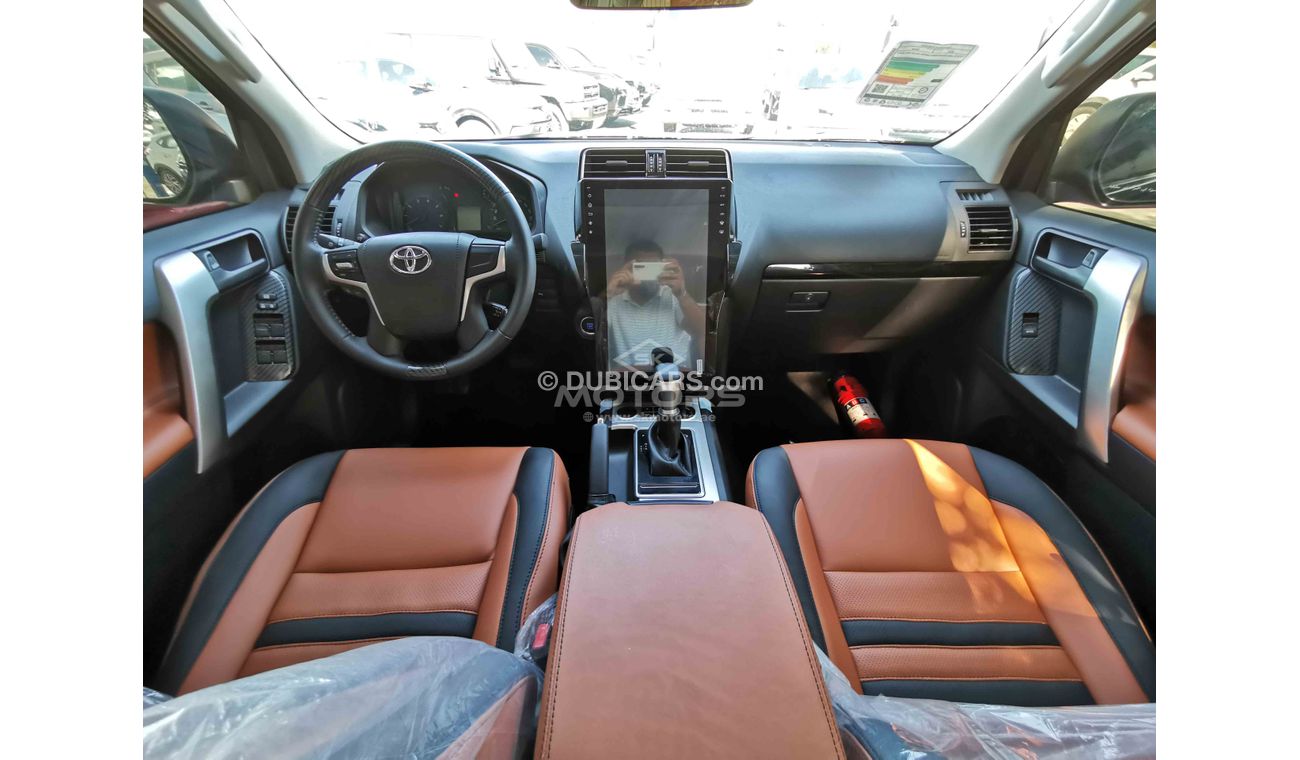 Toyota Prado VXR PLATINUM EDITION, 4.0L Petrol, , TESLA BIG DVD, Full Option, Black/Beige Inside (CODE - LCPE20)
