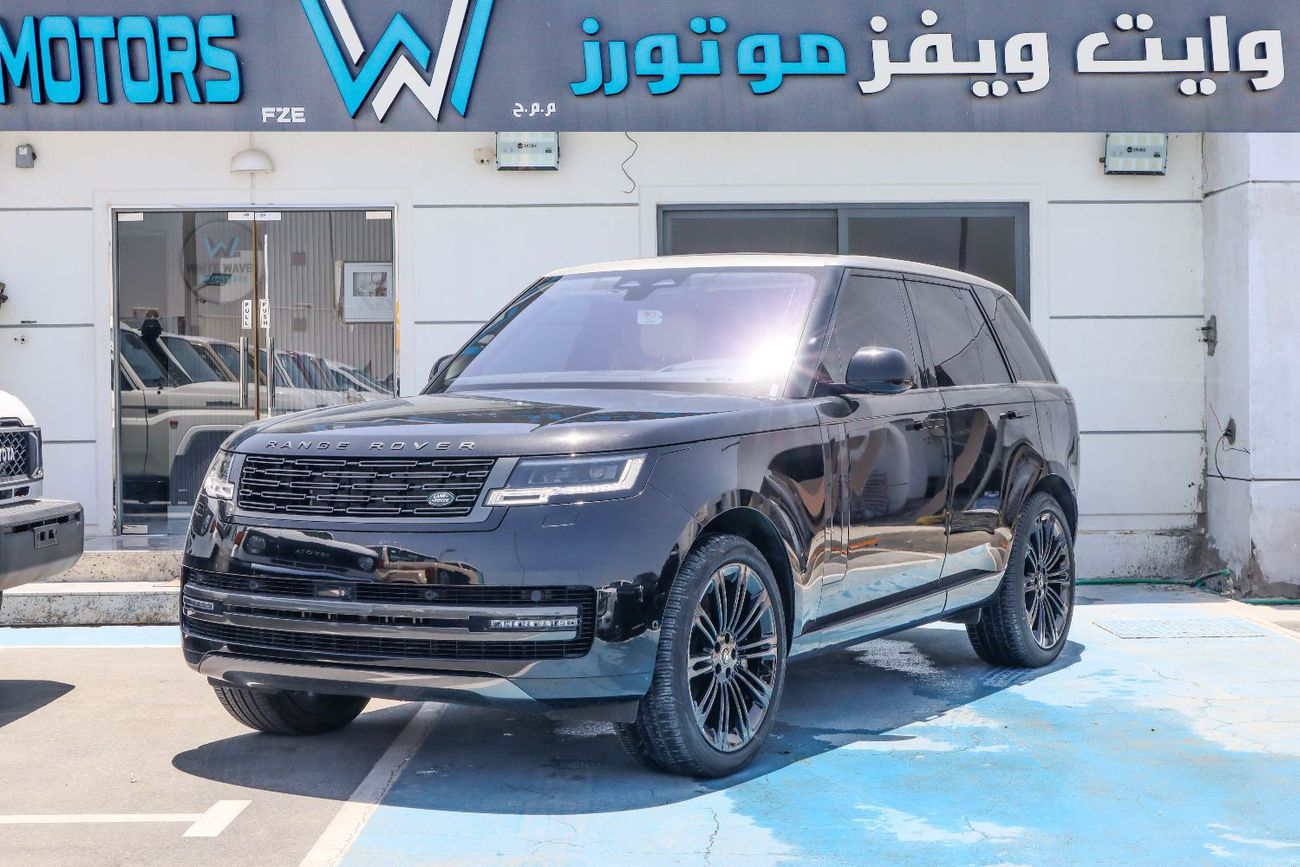 Land Rover Range Rover 2022 Land Rover Range Rover Autobiography (5.0L Supercharged V8) in black color: