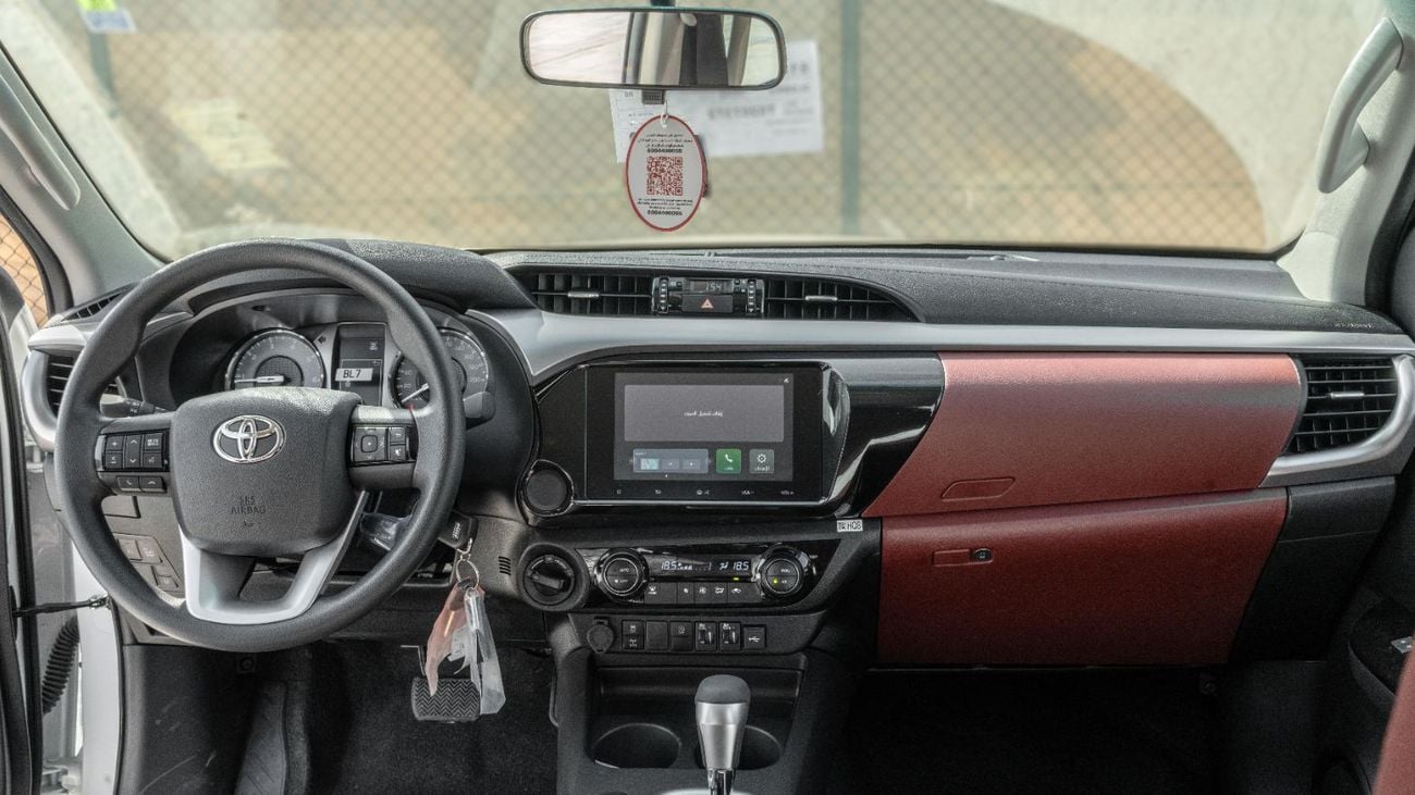 تويوتا هيلوكس SGLX 2026 Toyota Hilux S-GLX 2.8L AT Diesel (White-Red)