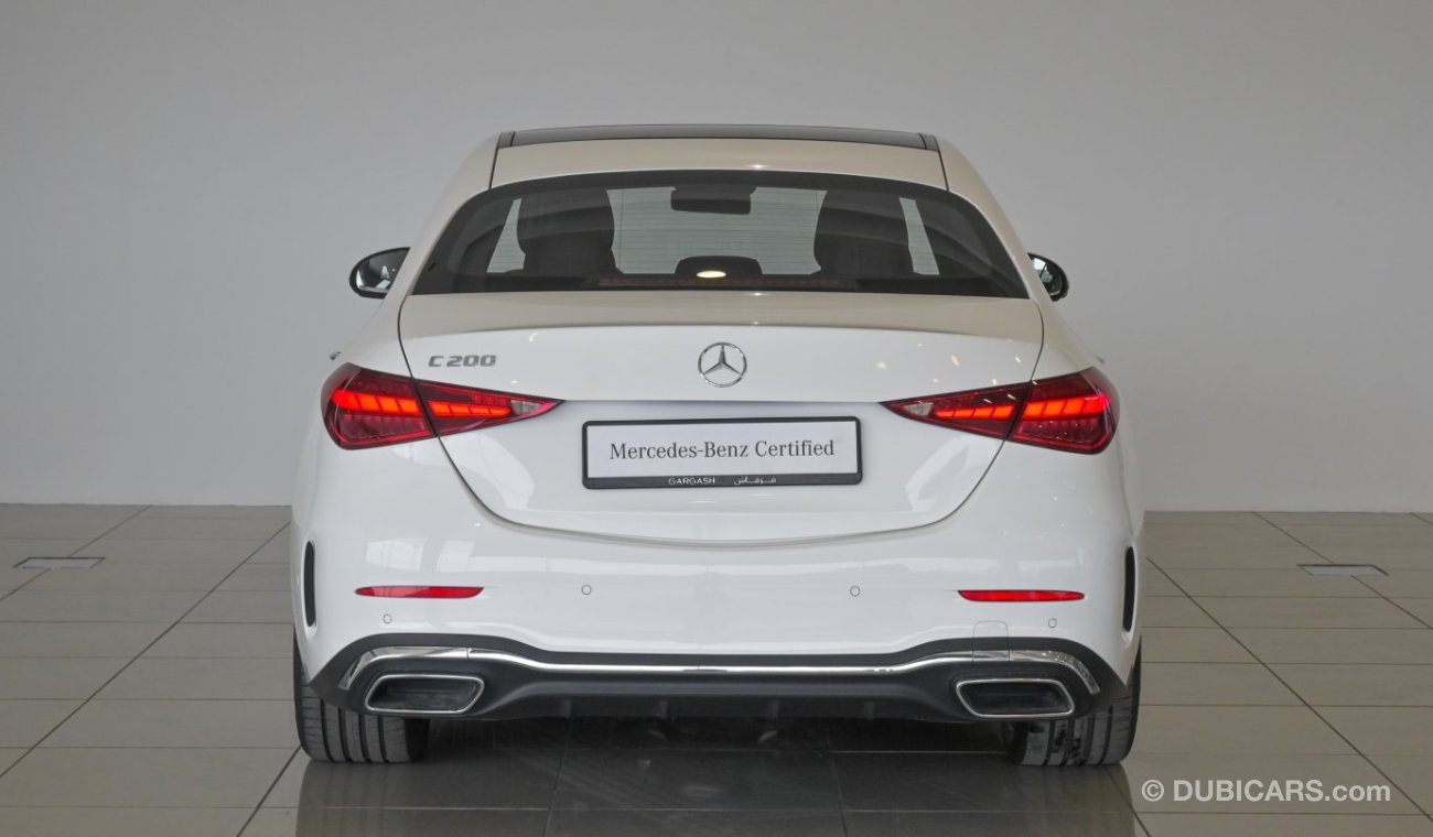 مرسيدس بنز C200 SALOON / Reference: VSB 32824 Certified Pre-Owned with up to 5 YRS SERVICE PACKAGE!!!