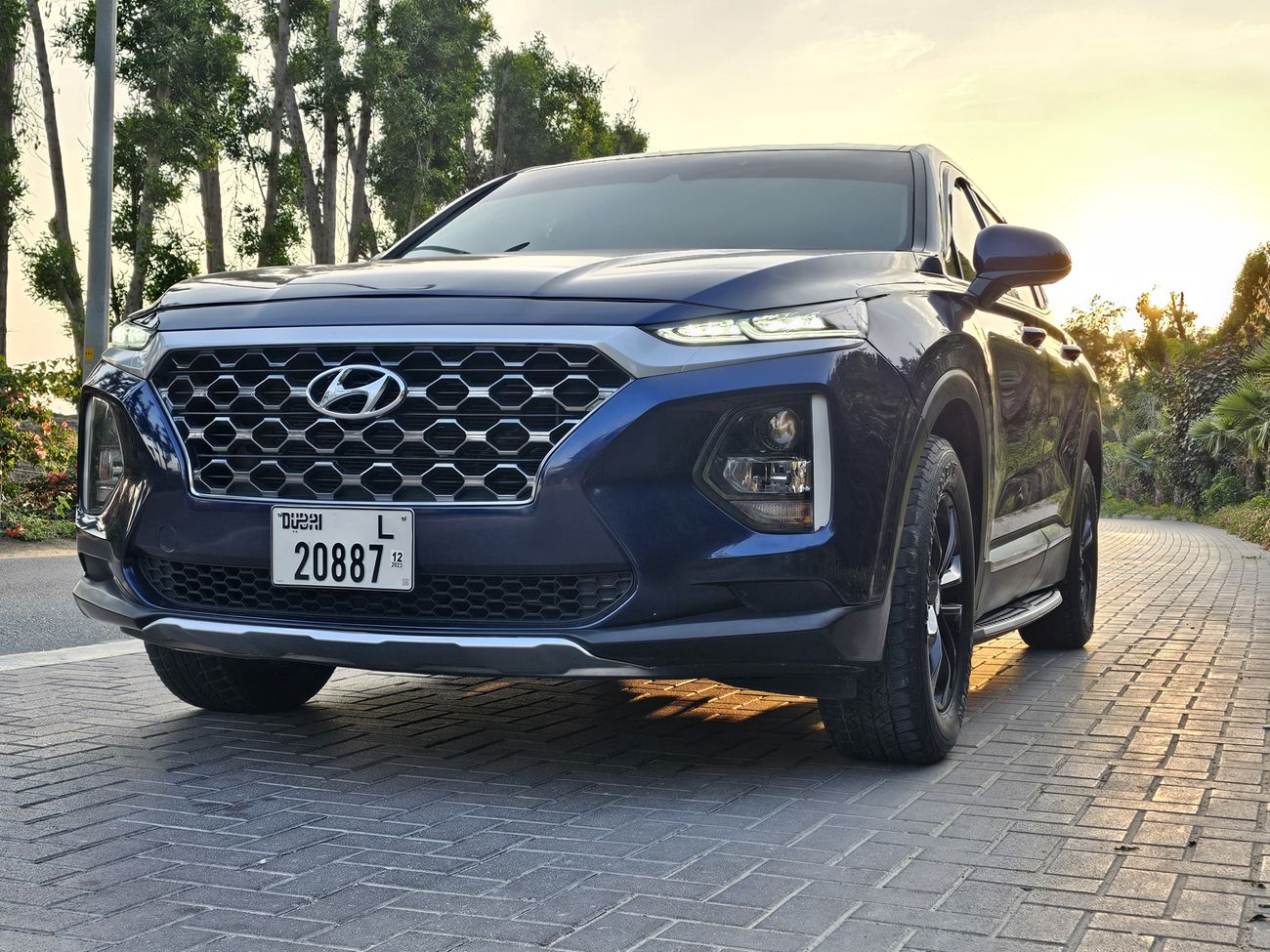 هيونداي سانتا في // 0% DP // Monthly 1150 AED // Dubai Registered // Perfect Condition