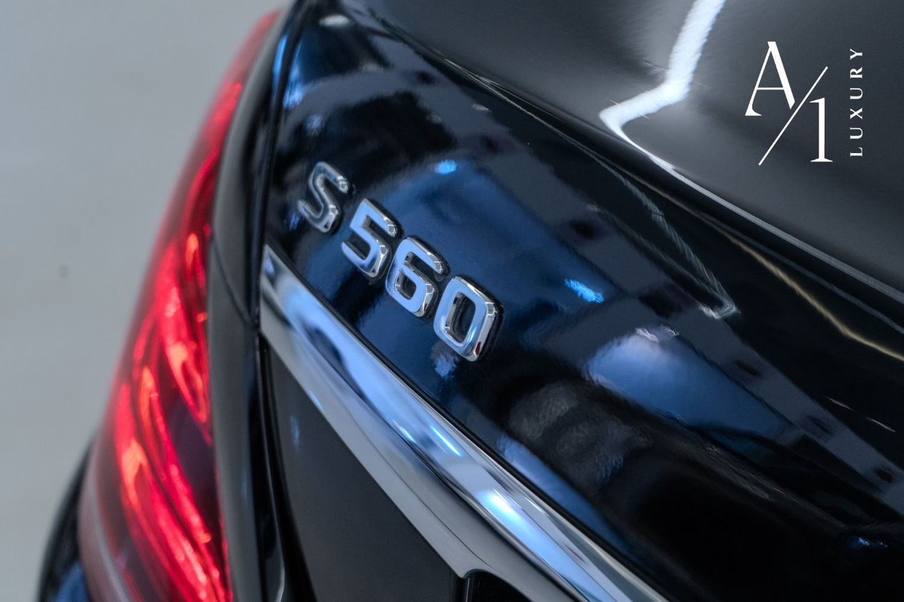 مرسيدس بنز S 560 Std 4.0L (463 HP) 2020 Mercedes Benz S560 LWB, Warranty, Service History, Fully Loaded, Excellent Co