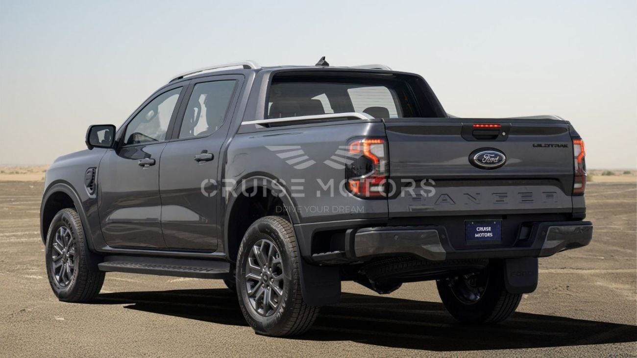فورد رانجر WILDTRAK 2.0T Diesel - Automatic . Pick Up Truck . Four Wheel Drive . 5 Seats . 4 Doors . Meteor Gre