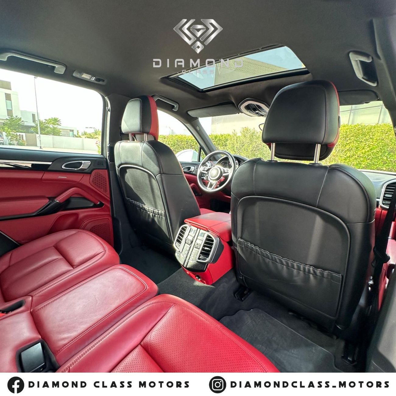 Porsche Cayenne Porsche Cayenne V6 Design Edition Red interior  Full Option GCC AED Under Warranty