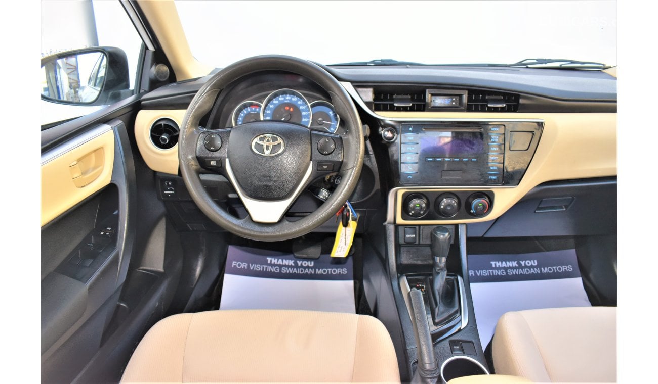 Toyota Corolla AED 1174 PM | 0% DP | 2.0L SE GCC WARRANTY