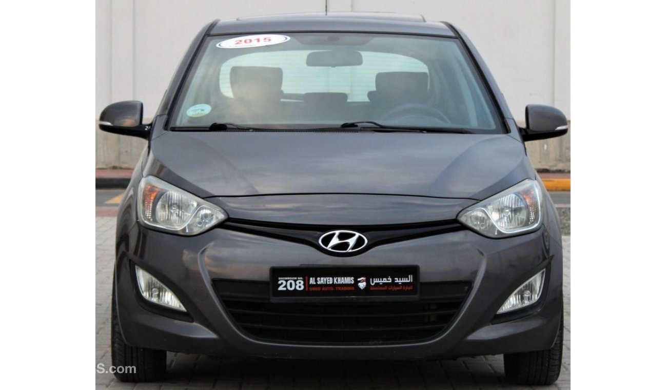 Hyundai i20 Hyundai i20 2015 GCC full option in excellent condition without accidents, very clean from inside an