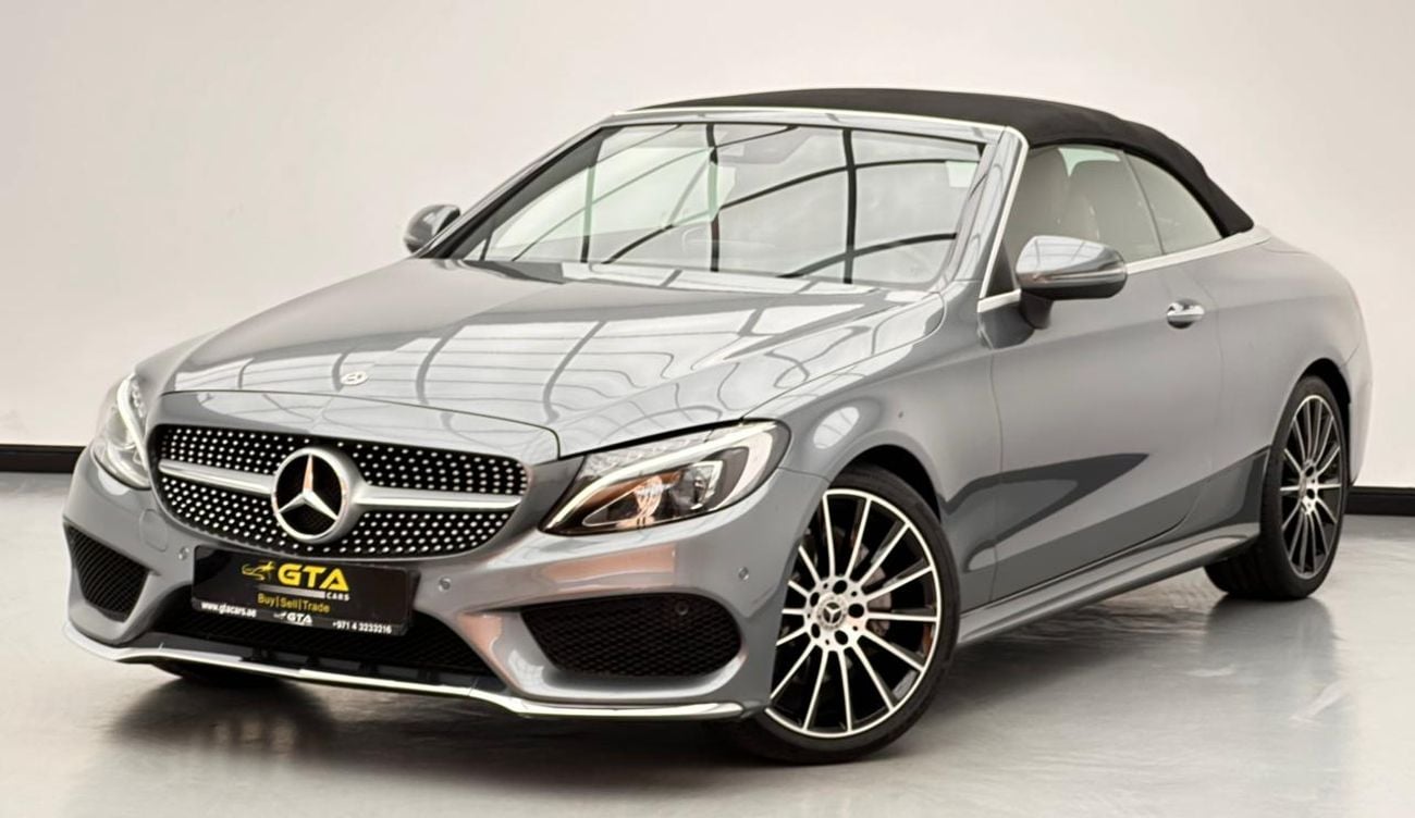مرسيدس بنز C 200 كوبيه 2018 Mercedes-Benz C200 Cabriolet, 1 Year Unlimited KM Warranty, Full Service History, GCC