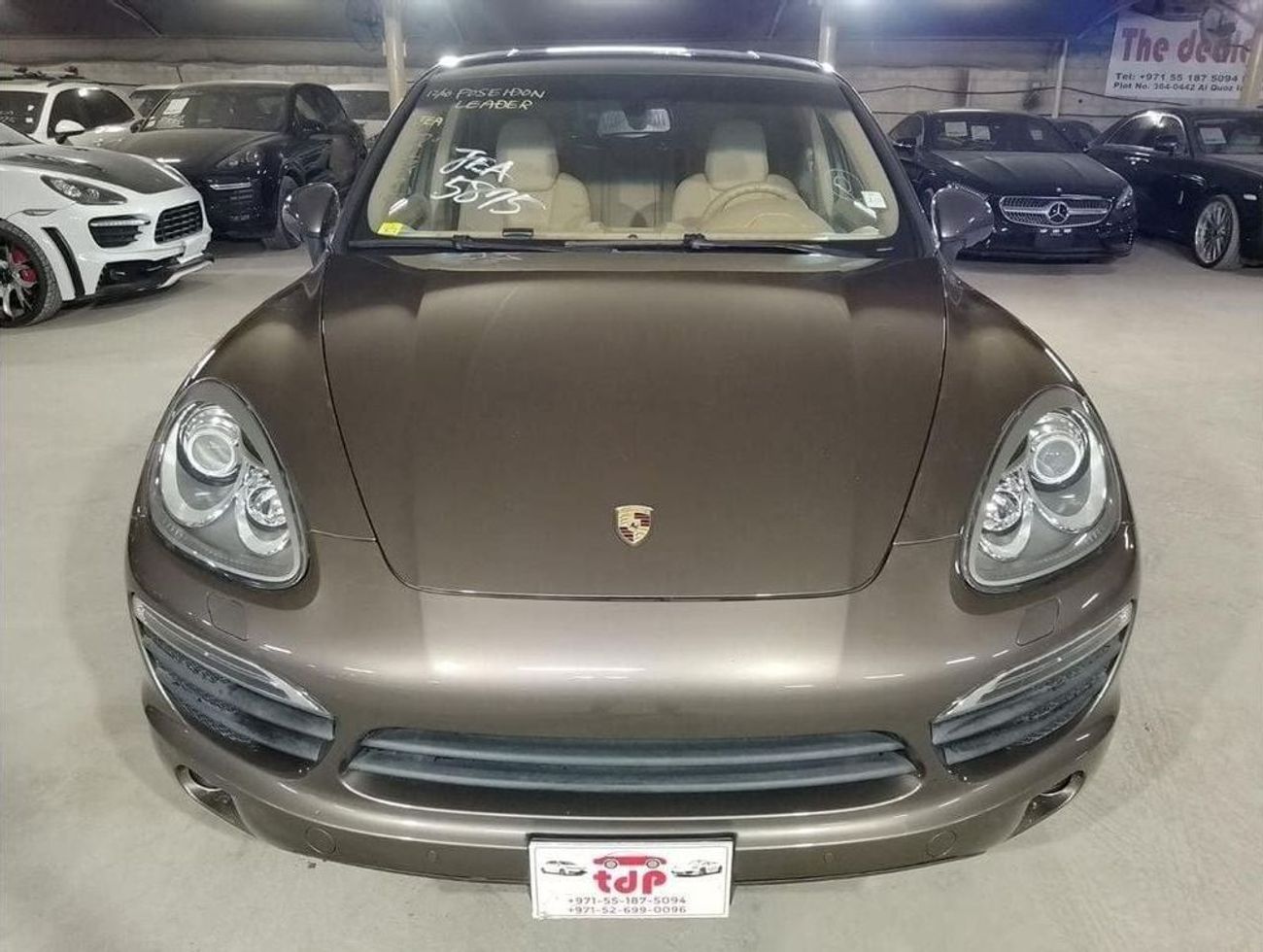 Porsche Cayenne S 4.8L PORSCHE CAYENNE S 2014 4.8L | SPORTS STEERING | SPECIAL BROWN PAINT | SUNROOF