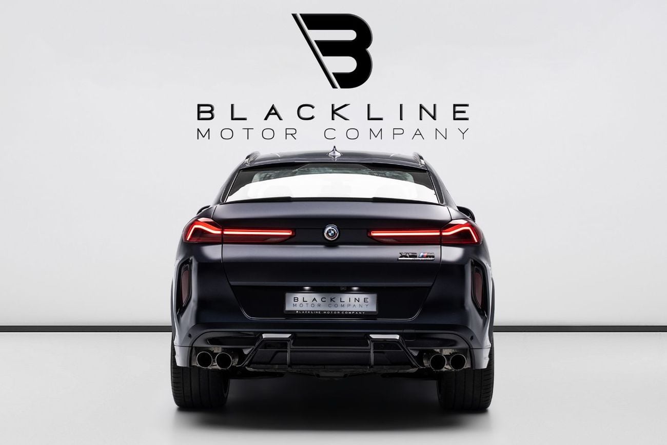 بي أم دبليو X6 M STD BUY NOW, PAY 2027 | THE BLACKLINE STANDARD | BMW Warranty + Service, GCC, Low KMs
