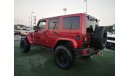 Jeep Wrangler Jeep wrangler unlimited Sahara 2013 GCC original color